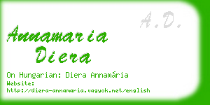 annamaria diera business card